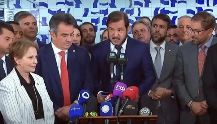 © Reprodução/União na Câmara União Brasil e PP anunciam afastamento do governo Lula